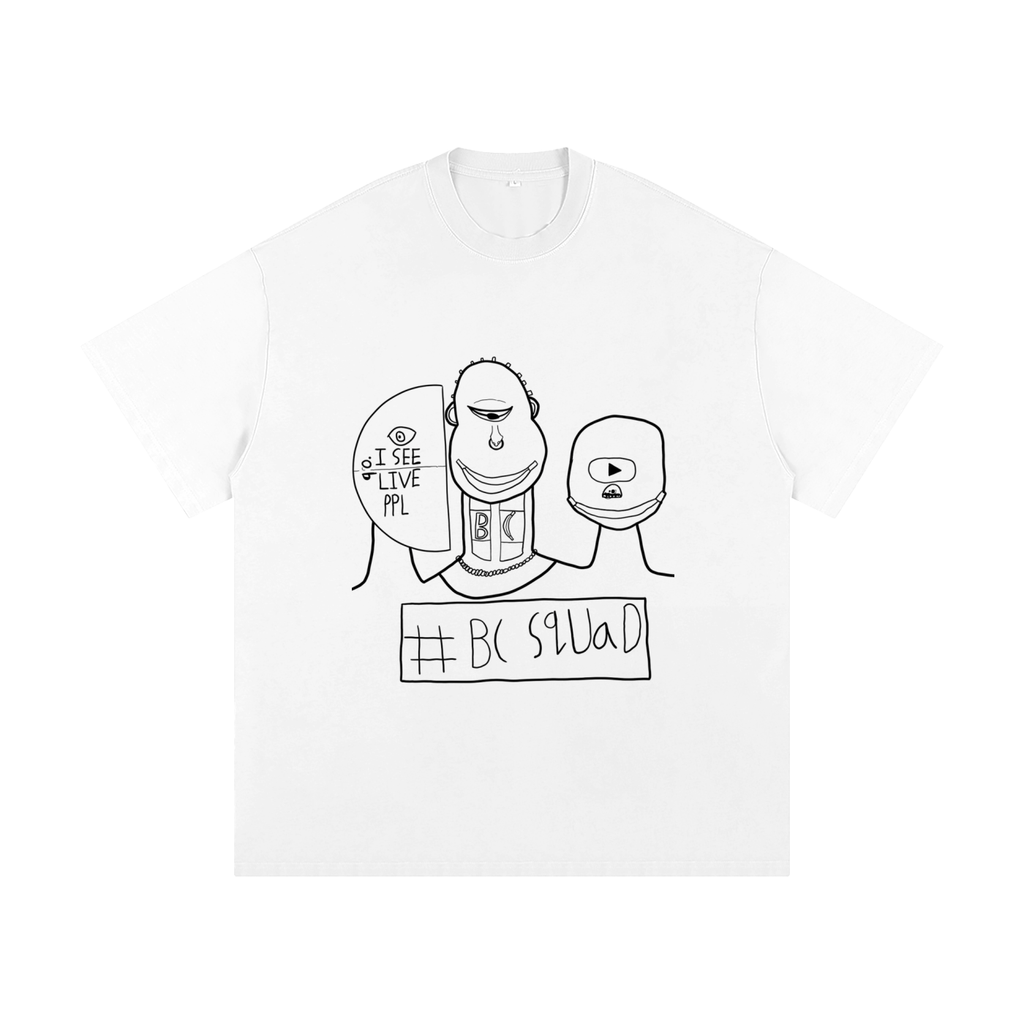"Talking Heads," Premium Oversized Tee