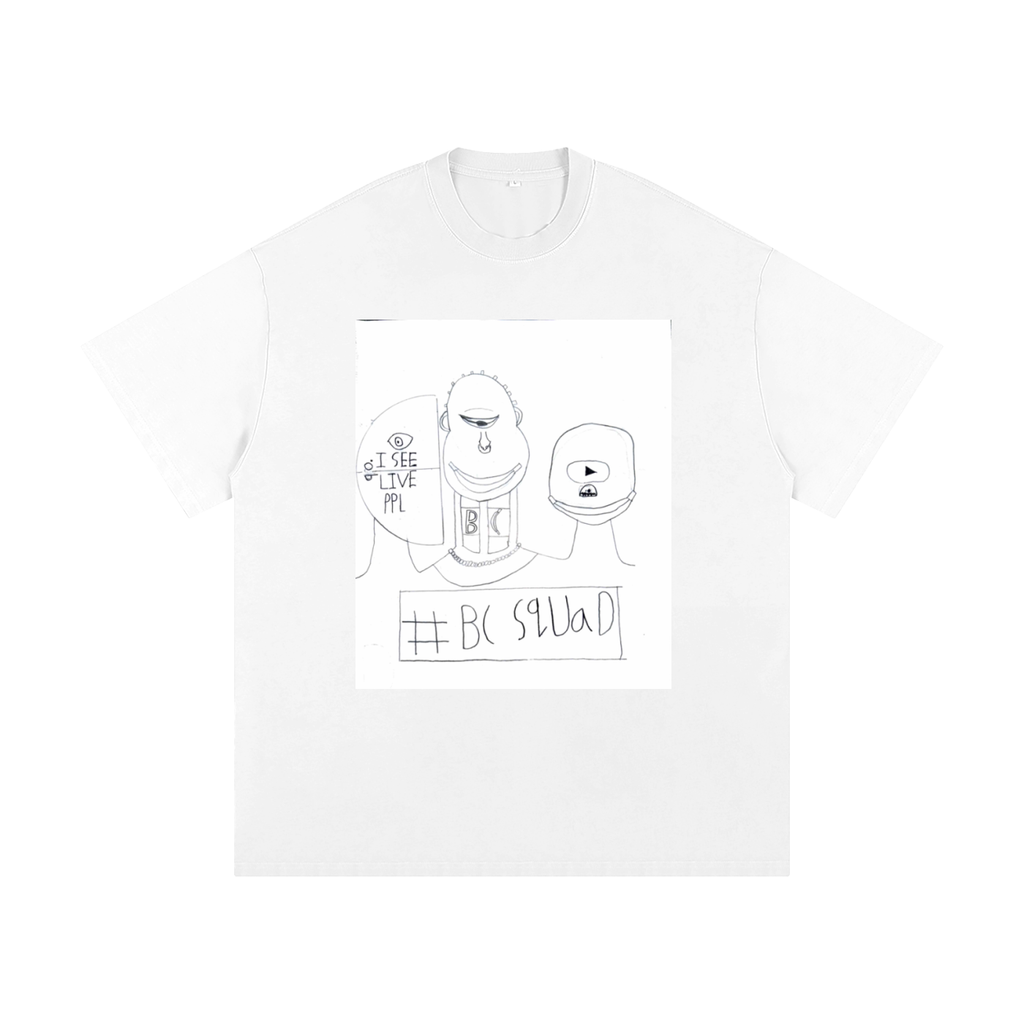 "Talking Heads," Premium Oversized Tee